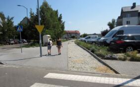 Ścieżka rowerowa na osiedlu Pyrzyckim w Stargardzie (1)
