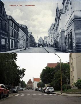 Stargard ulica Mieszka I dawniej i dziś