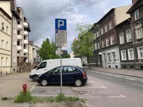 Rotacyjne parkowanie ulica Piłsudskiego w Stargardzie