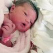 Amira Husak urodziła się 11 lipca 2023 roku (56 cm, 3660 g) o godzinie 14.53. 