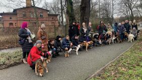 Stargard parada adopciaków w parku Jagiellońskim