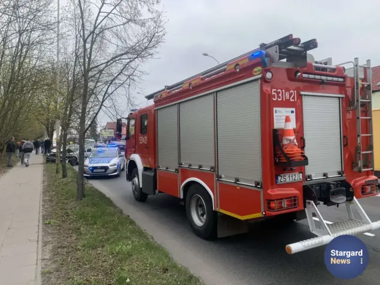 Stargard wypadek ulica Szczecińska