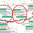 Mapa odcinków drogi ekspresowej