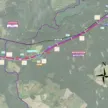 Plan orientacyjny odcinka S10 Recz Cybowo