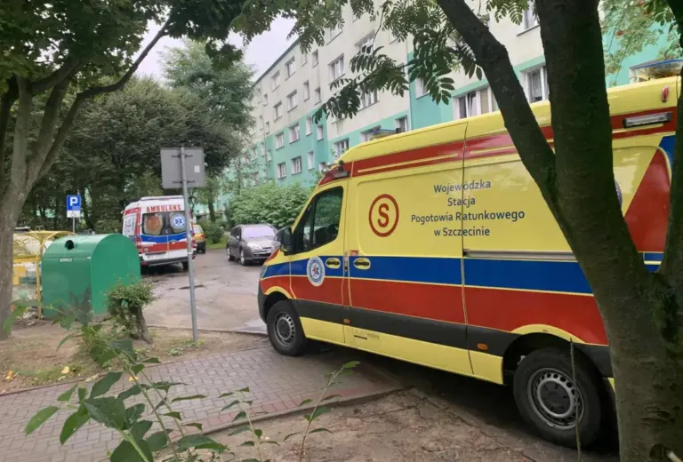 stargard zasłabnięcie na rusztowaniu