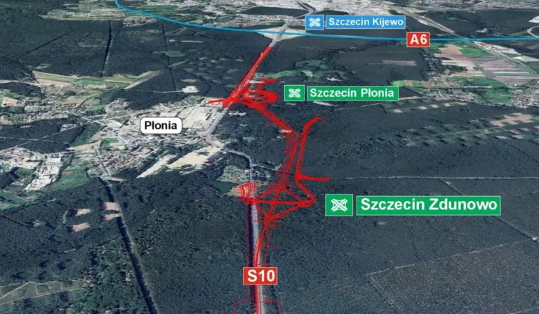 S10 Kijewo Zdunowo wizualizacja lokalziacji
