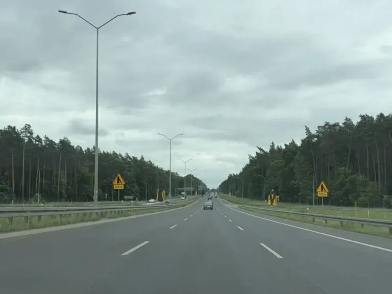 DK10 za węzłem Szczecin Kijewo