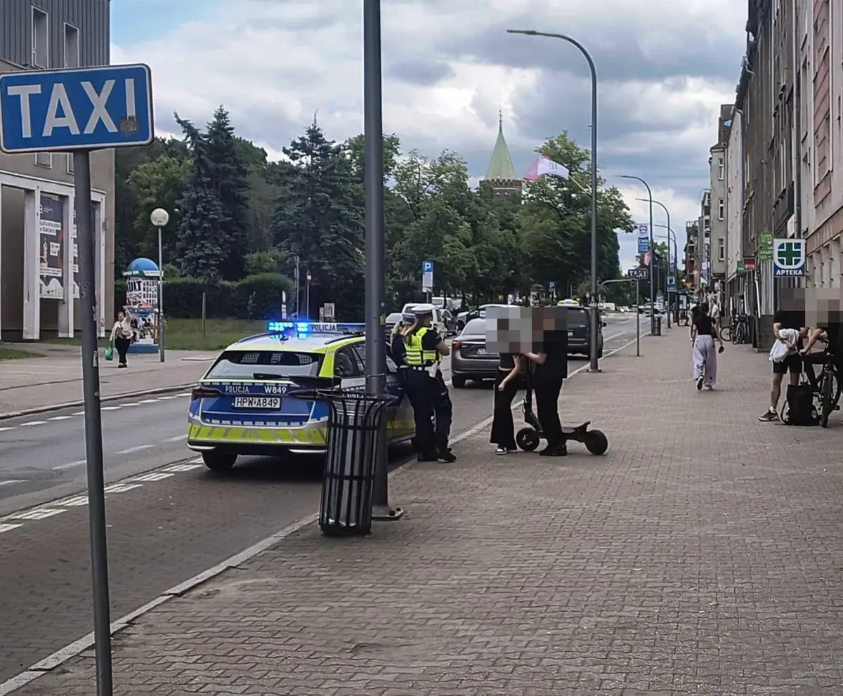 policja hulajnogi