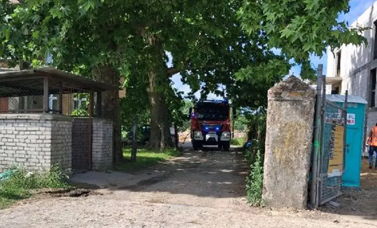 Towarowa pożar