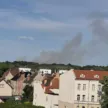 pożar pole