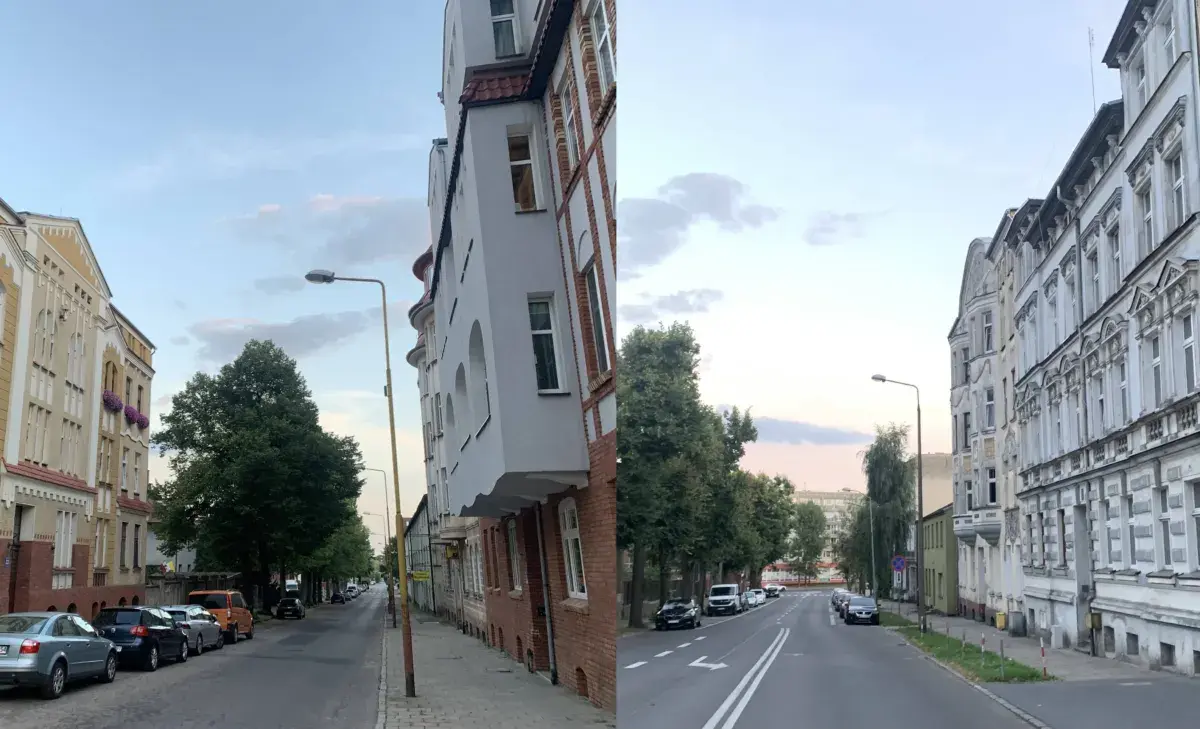ulice warszawska i śląska